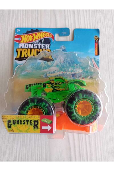 Hotwhells Hotwheels - Monster Trucks - Gunkster - سيارة ذات عجلات عملاقة
