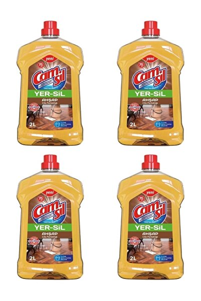 CAMSİL Yer & Sil Ahşap Temizleyici 2 L X 4 Lü Avantaj Paketi