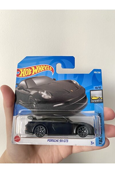 HOT WHEELS Hotwheels Porsche 911 Gt3 Siyah Mat Mini Araba