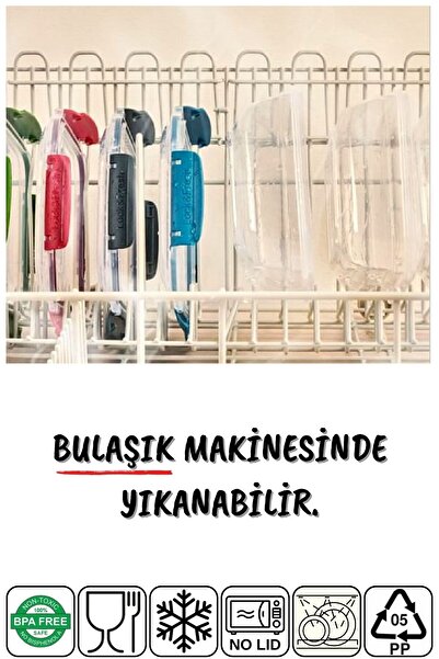 Nandy Home Master Rectangular Set of 3 - Microwavable Storage Container 825/1575/2100 ml