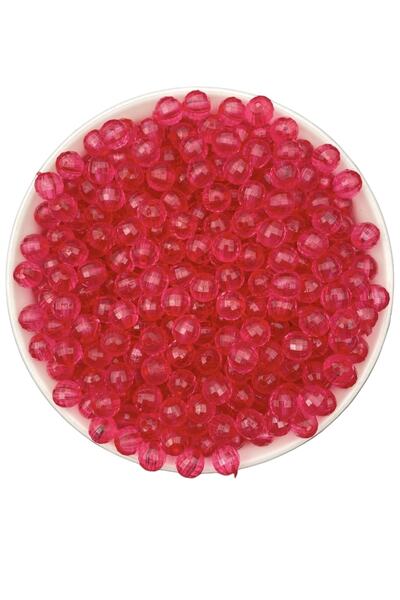 Hedef Bijuteri 8 مللي متر فوشيا/أكريليك وردي غامق نموذج عالمي خرز ، مجوهرات ،...