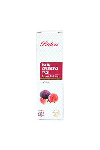 Balen Fig Seed Oil Cold Pressed 20 ml Glass Bottle