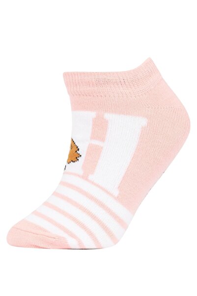 DeFacto Girl's Harry Potter 3-Piece Cotton Booties Socks