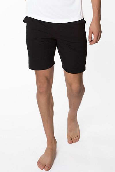 FAVORİST Unisex μαύρο αθλητικό σορτς