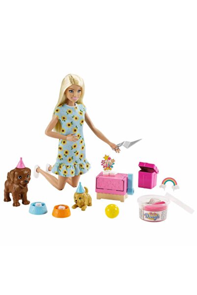 Barbie Bebek Ve Köpek Partisi Oyun Seti Gxv75