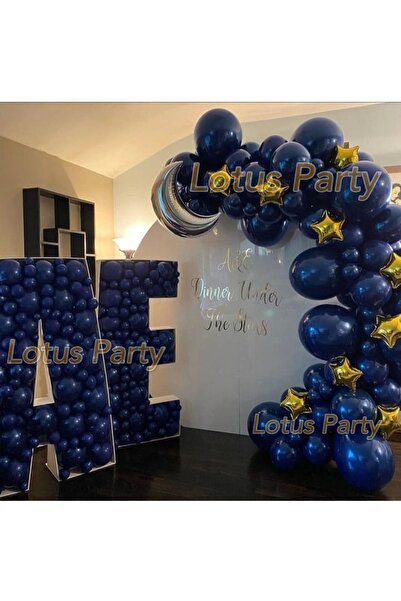 LOTUS PARTY Σετ μπαλονιών πάρτι 50 τεμαχίων (Μπαλόνι σκούρο μπλε - Μπαλόνι με...