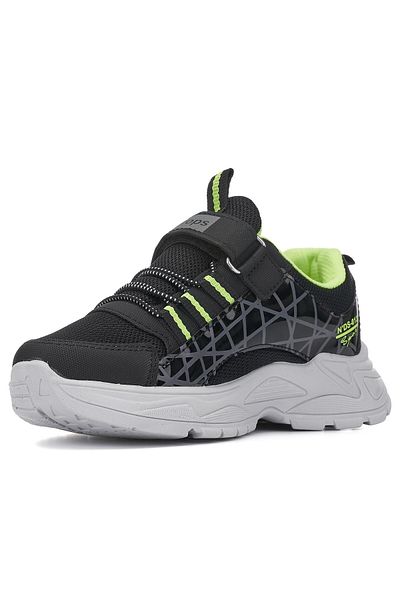 Allyup Pantofi casual pentru bărbați - fete, cu șireturi și velcro, pantofi flexibili ușori 0013