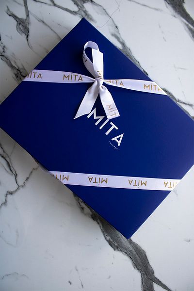 Mita Concept White Satin Mother Kimono