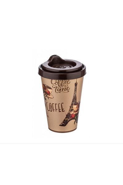 EbruliHomeArt 2 Plastic Coffee Cups Coffee Cups