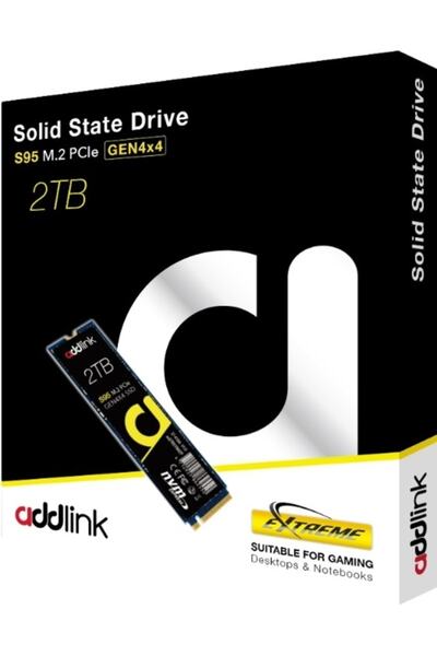 ADDLINK 2tb S95 Nvme Okuma 7100mb-yazma 6800mb M.2 Ssd