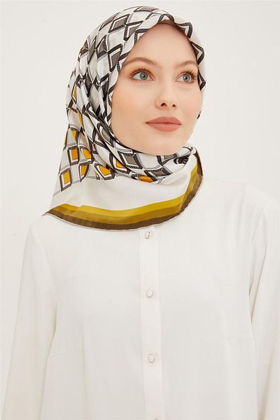 Armine Sura Silk Scarf 23Ya8913 34