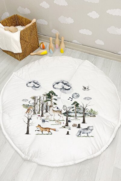 Tuğba Kuğu Çift Taraflı Oyun Matı - For Baby Serisi