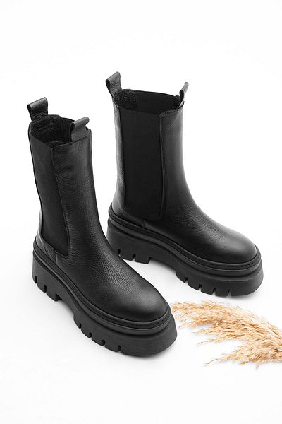 Marjin Stiefelette - Schwarz - Blockabsatz