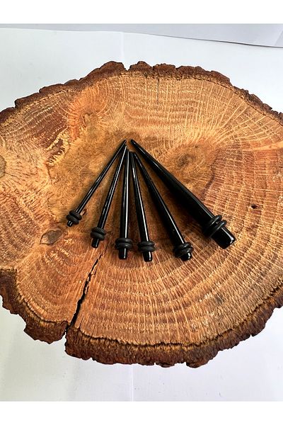 Karınca Piercing Black Smallest Tunnel Piercing Expansion Apparatus Taper Expander Stretching (KARINCA TATTOO)