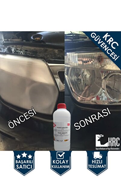 KRCDİJİTAL Krc Kloroform Araba Far Temizleme Sıvısı Ve Temizleme Solüsyonu Kloroform Uyumlu 1 L - 2 Adet