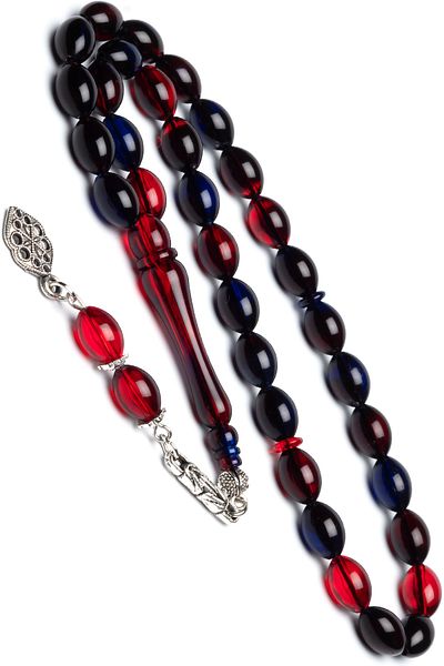 OTTOTESBİH Men's Rosary, Gift Rosary, Powder Amber Rosary