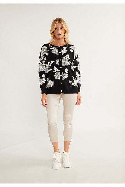 USHA Cardigan with pearls sivene