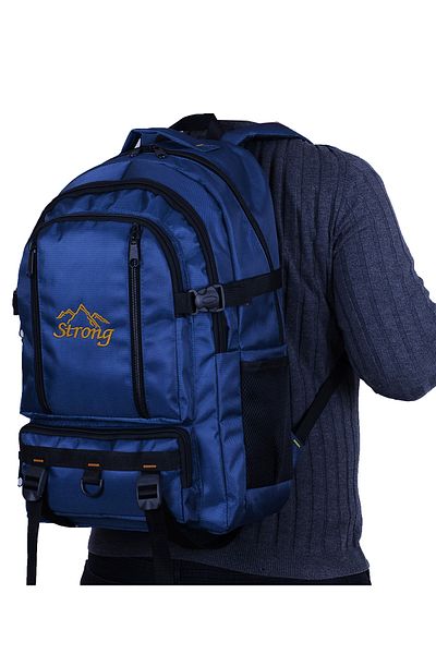 By Hakan St-03 Mountaineer Geantă de camping multi-ochi impermeabila Geantă de calatorie Mountaineer Rucsac bleumarin