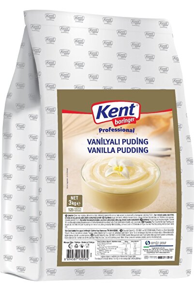 Kent Boringer Vanilyalı Puding 3 Kg
