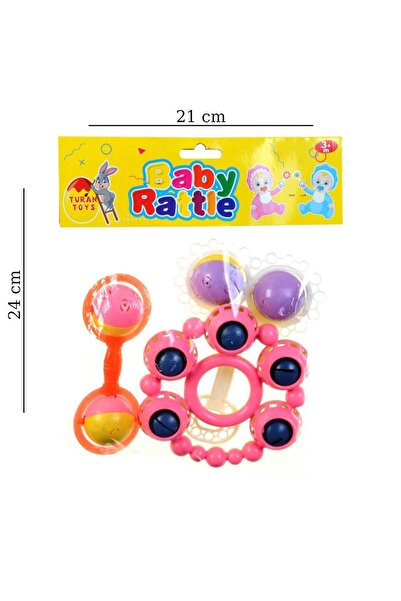 KETTE Poşette Üçlü Çıngırak Set