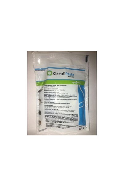 Genel Markalar Klerat Pasta Fare Zehiri 100 Gr