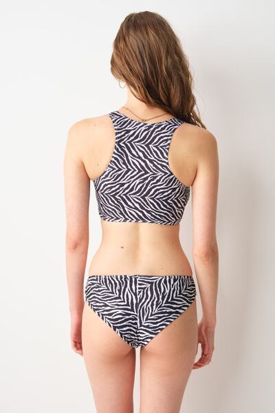 No Gossip Ibiza Hipster Bikini Μονόχρωμο Ζέβρα 239209-d