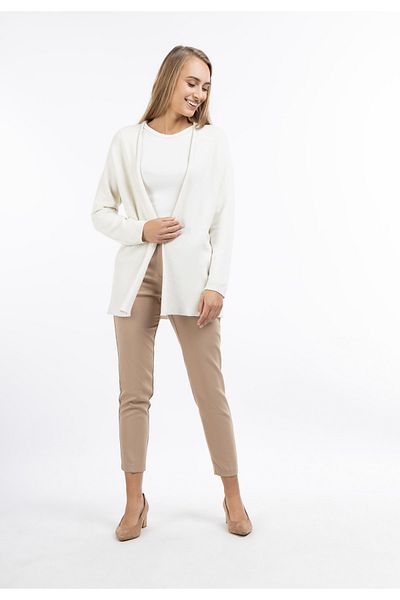 RISA Strickjacke - Ecru - Regular Fit