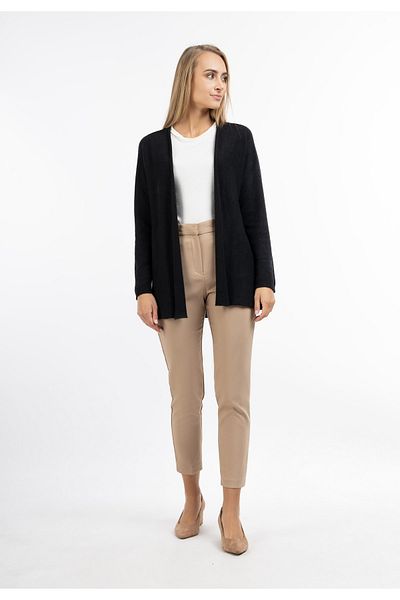 RISA Strickjacke - Schwarz - Regular Fit
