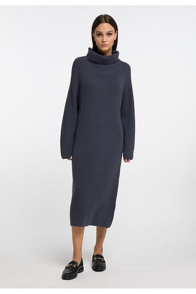 RISA Strick Langarmkleid midi