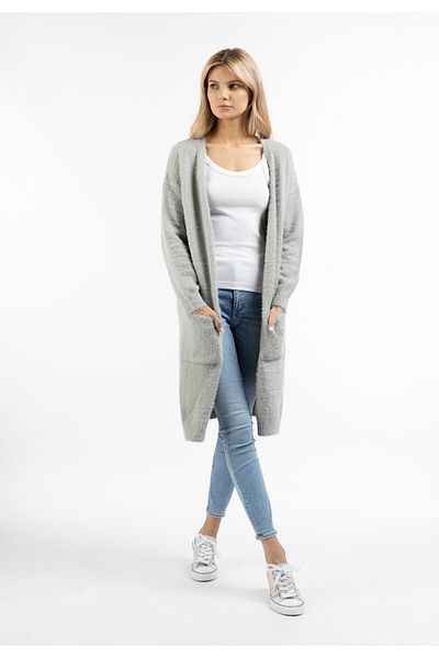 USHA Strick Cardigan sivene