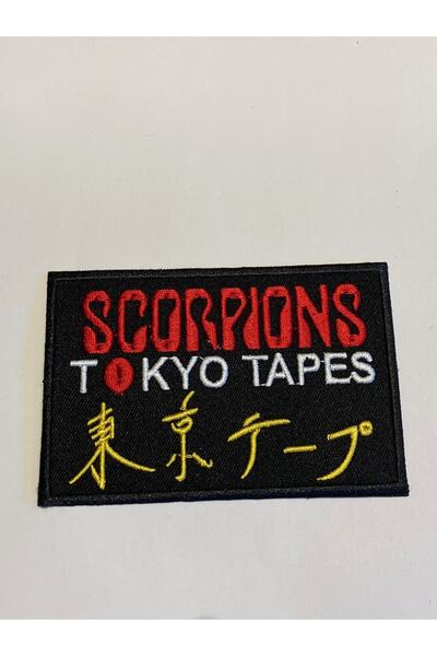 StüdyoÜmitTişört سكوربيونز-توكيو Tapes Patch-peak، مزيج، رقعة جينز