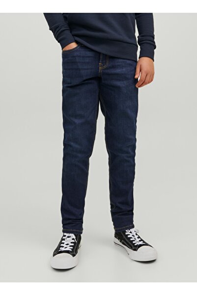 Jack & Jones Pantaloni din denim pentru bărbați, albastru, talie normală 12225122