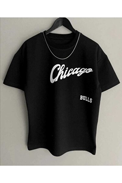 WNWGKN Trendpunky unisex majica Chicago Custom Štampano Oversize kroj Pamučni...