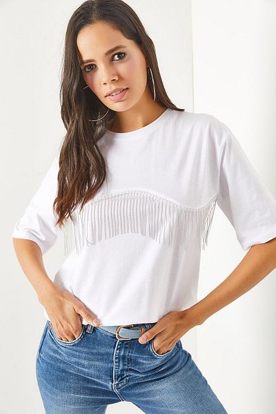 Olalook T-Shirt - White - Oversize