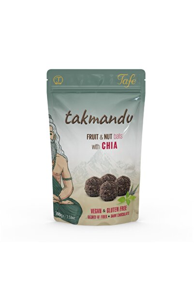 Genel Markalar Takmandu Vegan Bitter Çikolata Kaplı Chia Hurma Topları 100g