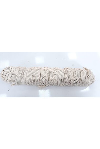 Genel Markalar 4 Mm Naturel Renk Pamuklu Makrome Salıncak Ve Hamak Ipi