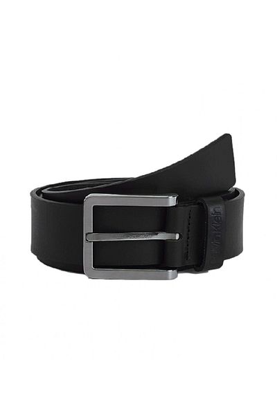 Calvin Klein Pánský 100% kožený černý pásek K50k505447-černý