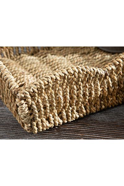 English Home Stacia Wicker Tray 35x25x8,5 Cm Brown