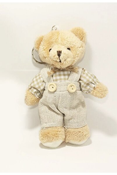 Genel Markalar Kapı Süsü Ve Takı Yastığı Için Elbiseli Peluş Ayıcık (12cm)