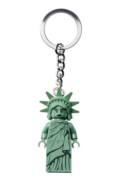 LEGO شخصية صغيرة من Öztrend City Lady Liberty - سلسلة مفاتيح 854082 نمط نموذج جديد 976748