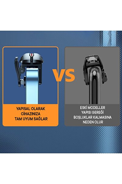 Qozie Mobile Phone 6 Finger Player Trigger Part Pubg Mobile