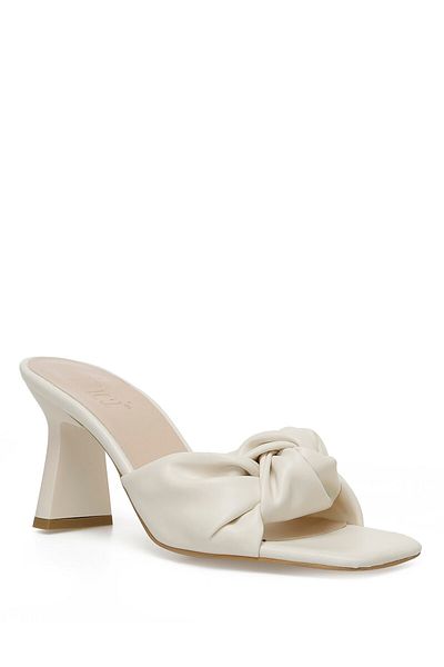 İnci Klema 3fx Beige Women's Heeled Slippers