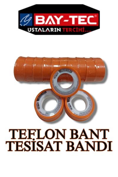 Baytec Bay-tec Teflon Bant Küçük 10'lu Paket (DİŞ SIZDIRMASI YAPMAMASI İÇİN B...