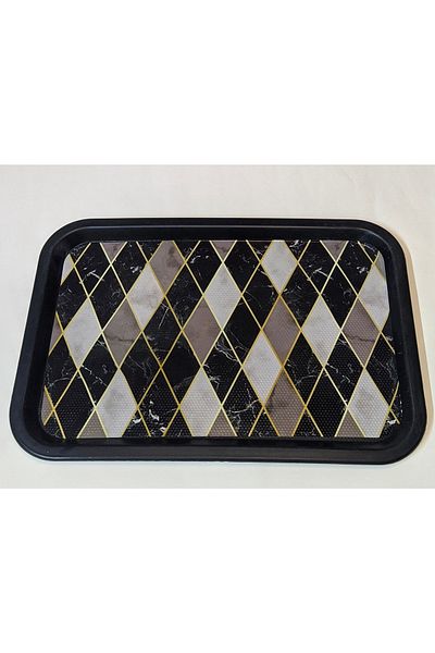 Notpa Patterned Presentation Tray 30x20 Cm Plastic