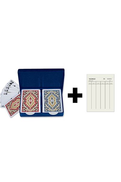 MSMETICARET Angora Kem Plastic Playing Card Playing Card Double Deck + Puzzle (100 Sheets)