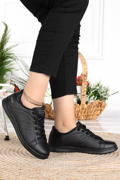 Jump 15306 Black Daily Walking Comfortable Sports Shoes