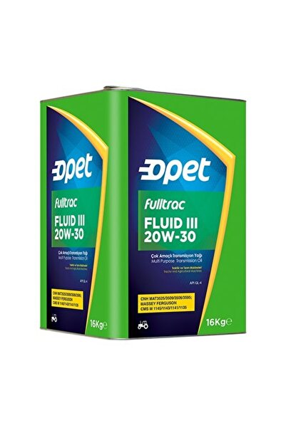 opet Fulltrac Fluid Iıı 20w-30 - 16 Kg Transmisyon Yağı