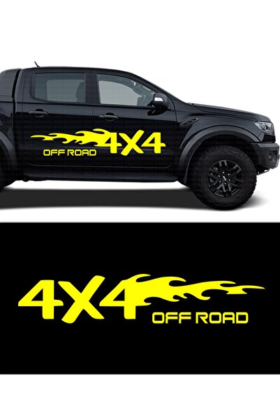 Melek Pazarı ملصق سيارة للطرق الوعرة مقاس 90 × 18 سمالمجموعة اليمنى واليسرى