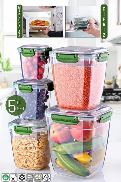 Nandy Home Microwave Suitable 5 Liter Master Square Storage Container