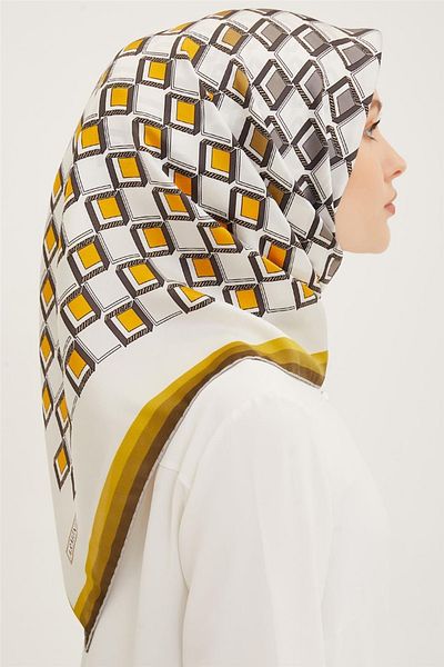 Armine Sura Silk Scarf 23Ya8913 34